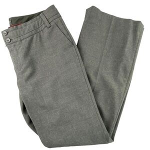 Banana Republic wool gray Ryan fit lined pants women's size 10